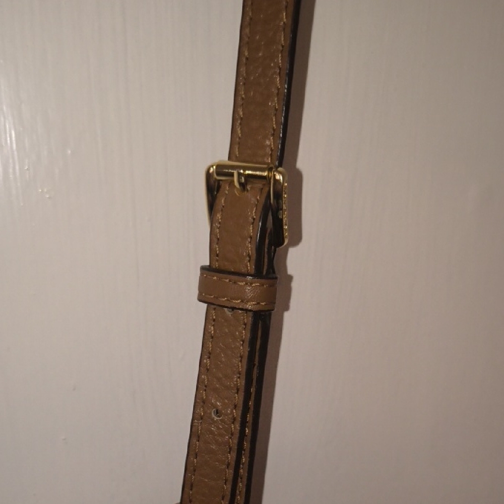 Michael Kors | Tan Crossbody Bag with Gold Accents - Picture 4 of 12